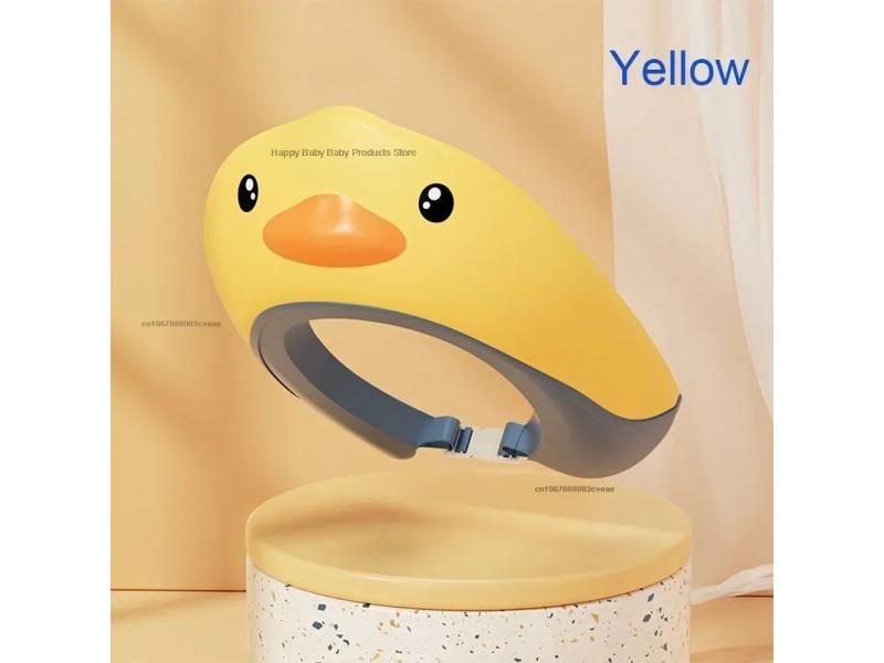 Children's Shower Bath Cap Adjustable EVA Cap Waterproof Eye Protection Earmuff Carousel 1