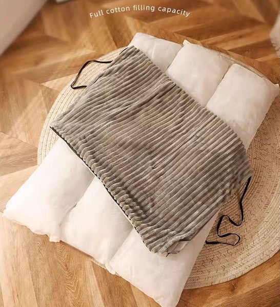 SIZE XL (109*72) Soft Fleece Fabric Pet Bed Carousel 4