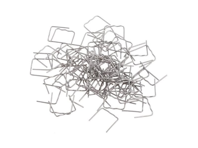 100 Pcs/Set Precut 0.8mm Wave Flat Hot For Staples For Plastic Stapler Repair Carousel 1