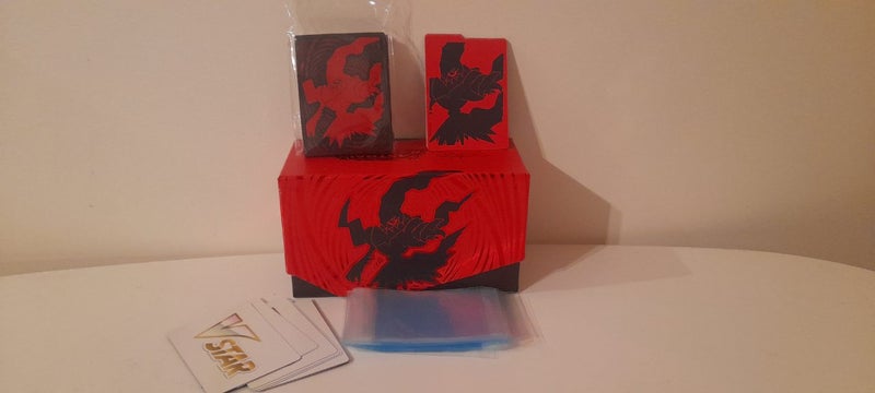Huge Pokémon Card Lot (1000+ cards) + Holos + Shadow Rider V Jumbo + Deck Box62998487742979112