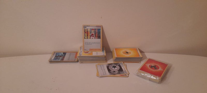 Huge Pokémon Card Lot (1000+ cards) + Holos + Shadow Rider V Jumbo + Deck Box Carousel 2