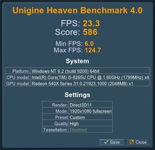 Intel NUC Desktop PC, Intel i5 8265U, 8GB RAM DDR4, AMD Radeon 540X GPU62865827456130114
