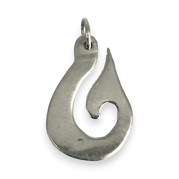 SALE | Hand Made Sterling Silver Fish Hook Pendant. R # 530 Carousel 1