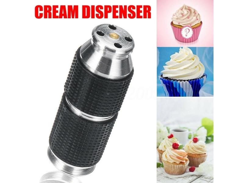 Portable Cream Dispenser Bottle Opener With 4 Nozzles For Kitchen Carousel 1