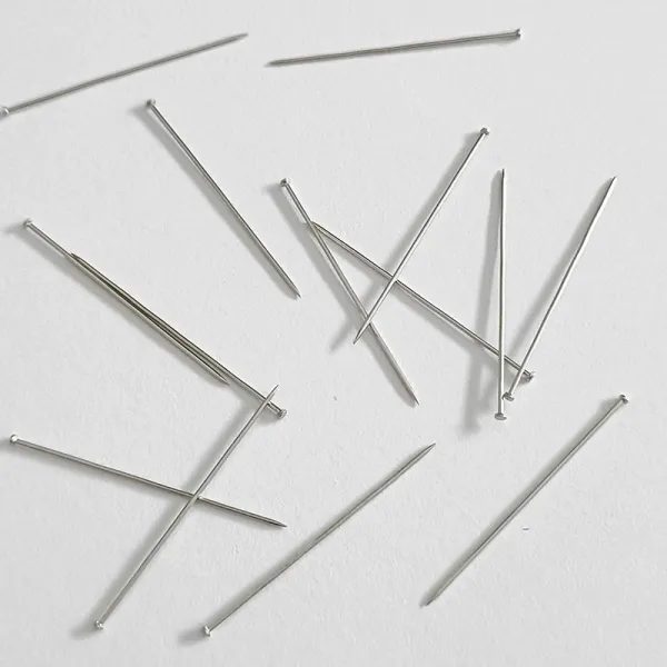 300Pcs/35mm Stainless Steel Sewing Pins Dressmaker Straight Suture Pins Fine Carousel 1