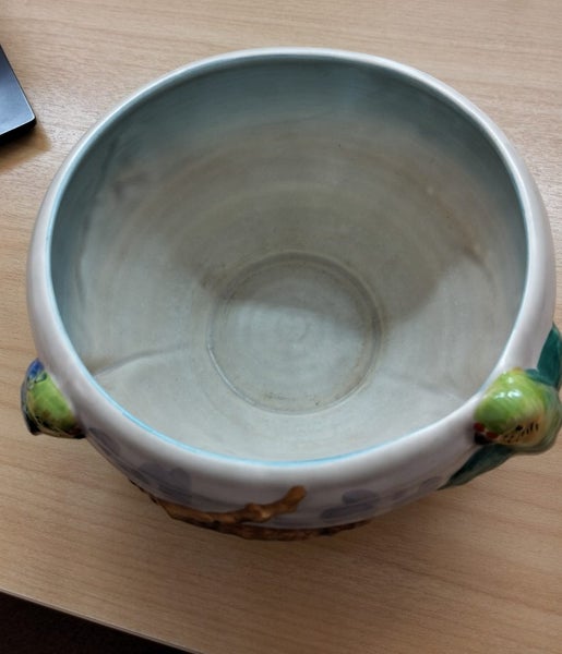 Clarice Cliff budgerigar or parrot pottery bowl62863863858689114