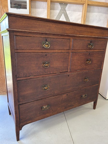 Vintage Oak Drawers/Linen Press62854315440514113