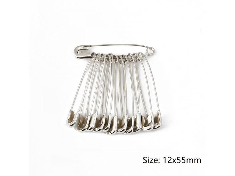 Hot Sale 50/100Pcs Safety Pins DIY Sewing Tools Accessory Silver Metal Needles Carousel 1