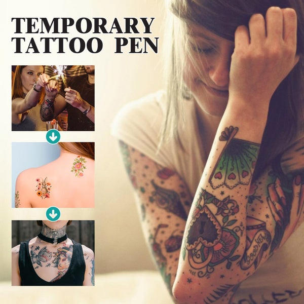 10pcs Temporary Tattoo Pen Set Removable Marker for DIY Makeup Graffiti Body62983258750595113
