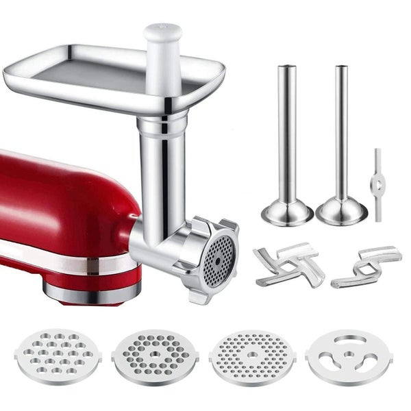 Metal Food Grinder Attachments for KitchenAid Stand Mixers Meat Grinder Sausage Carousel 1