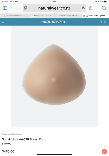 Breast forms x 4 plus 3 x tops - like new Carousel 9