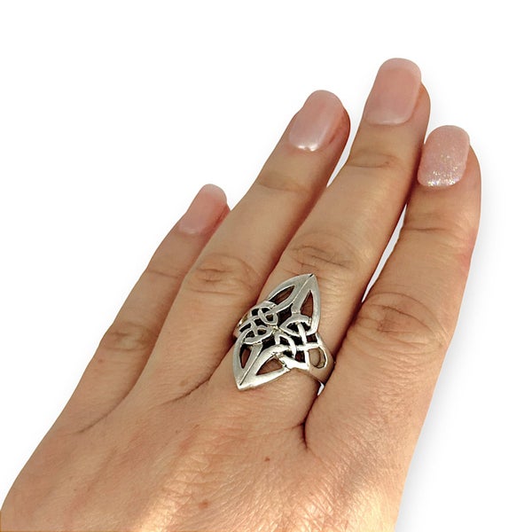 SALE | Sterling Silver Wired Marquise Ring. R # 576 Carousel 1