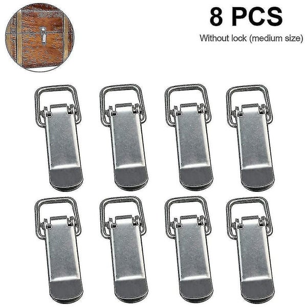 Stainless Steel Spring Loaded Toggle Latch - Catch Clamp Clip for Trunk, Case, Carousel 1