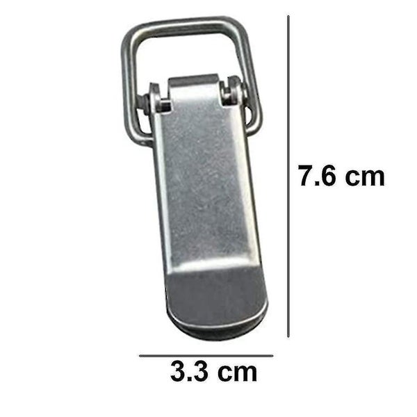 Stainless Steel Spring Loaded Toggle Latch - Catch Clamp Clip for Trunk, Case, Carousel 3