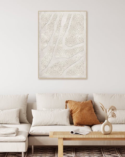 Wool Texture Framed Canvas Wall Art Carousel 2