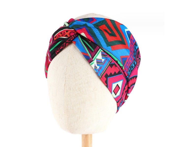 6 Pcs Boho Headbands, Stretch Yoga Sweatbands, Knoted Carousel 2