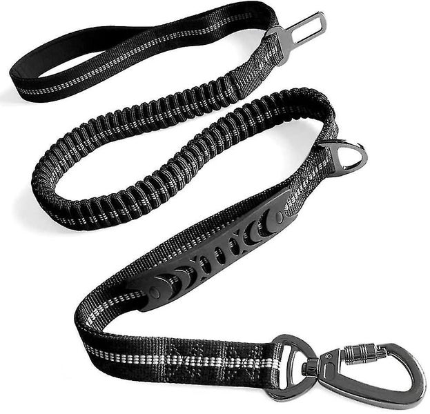Bungee Dog Lead, Shock Absorbing Bungee Leash With Soft Padded Handle & Traffic Carousel 1