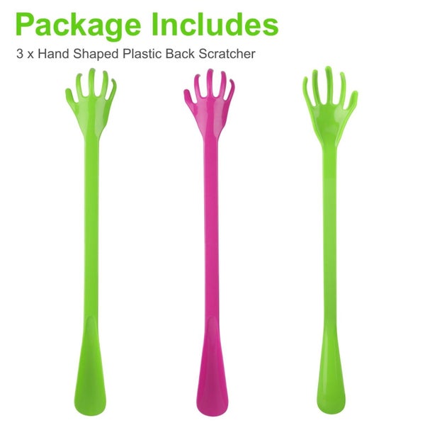 3pcs Shoe Horn Back Scratchers, Plastic Long Handle Back Massagers for Men Carousel 5
