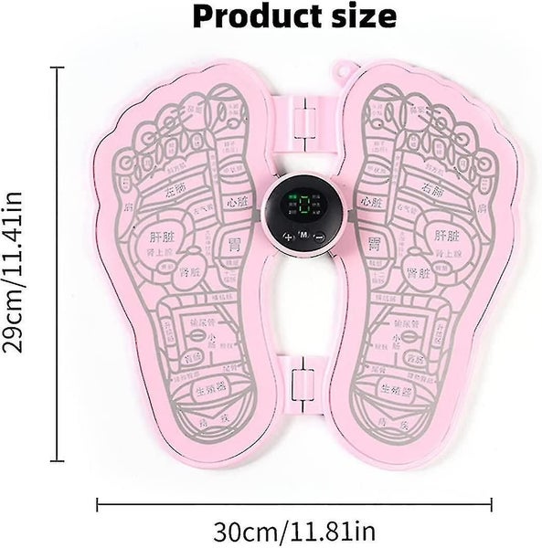 Ems Bioelectric Acupoints Massager Mat, Foot Acupoints Stimulator Massage Mat, Carousel 2