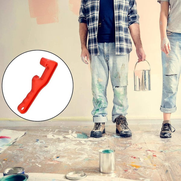 3 Pieces 5 Gallon Plastic Bucket Lid Opener Paint Can Lid Opener Carousel 4