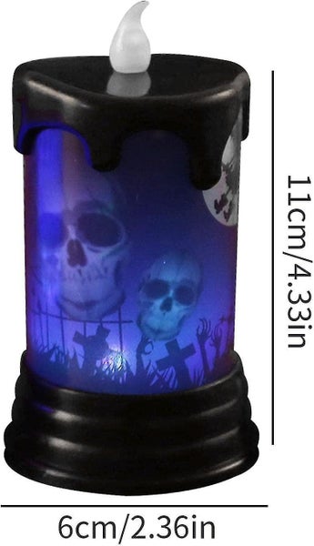 Halloween Flameless Candles - Halloween LED Flameless Candles | Real Wax LED Pil Carousel 3