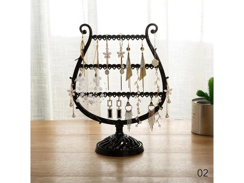 Creative Jewelry Organizer Wine Cup Shape Earring Bracelet Shelf Carousel 1