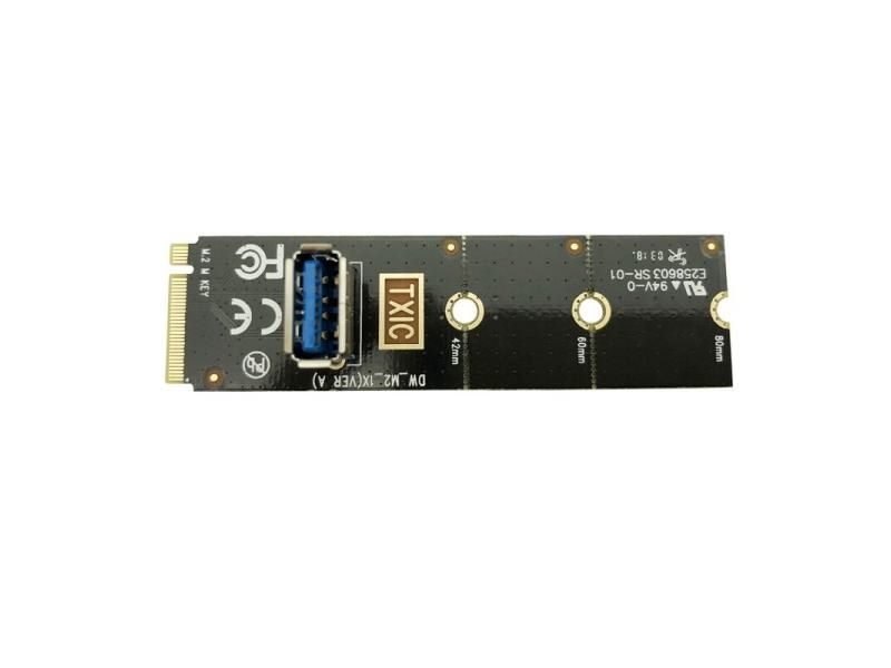 H1111Z NGFF M.2 To USB3.0 PCI-E Riser Card For BTC/ETH Mining Carousel 1