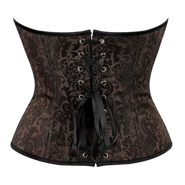 Slimming Coffee Color Halloween Corset Top For Busty Women Sizes Xs-6Xl Carousel 7