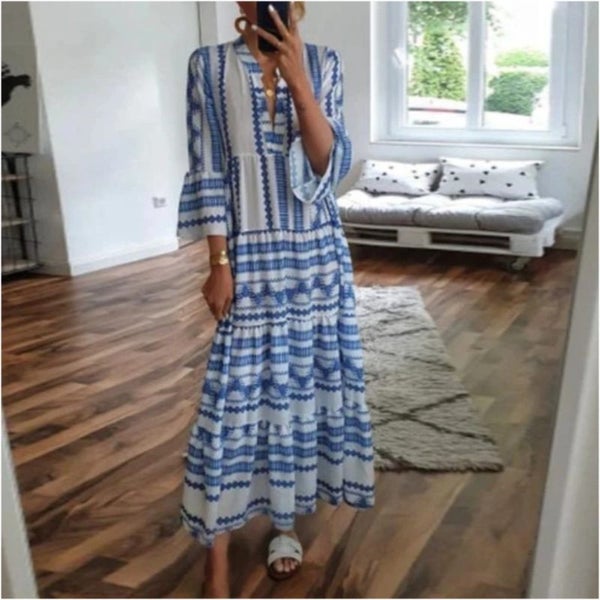 Maxi Dress Boho Summer Dresses Womens Clothing Size 18 Carousel 1