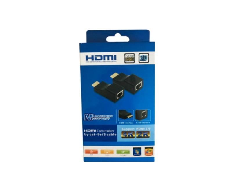 1 Pair RJ45 4K HDMI-compatible Extender Extension Up To 30m Over CAT5e Cat6 Carousel 1