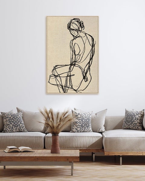 Abstract Canvas Sketch Wall Art Carousel 2