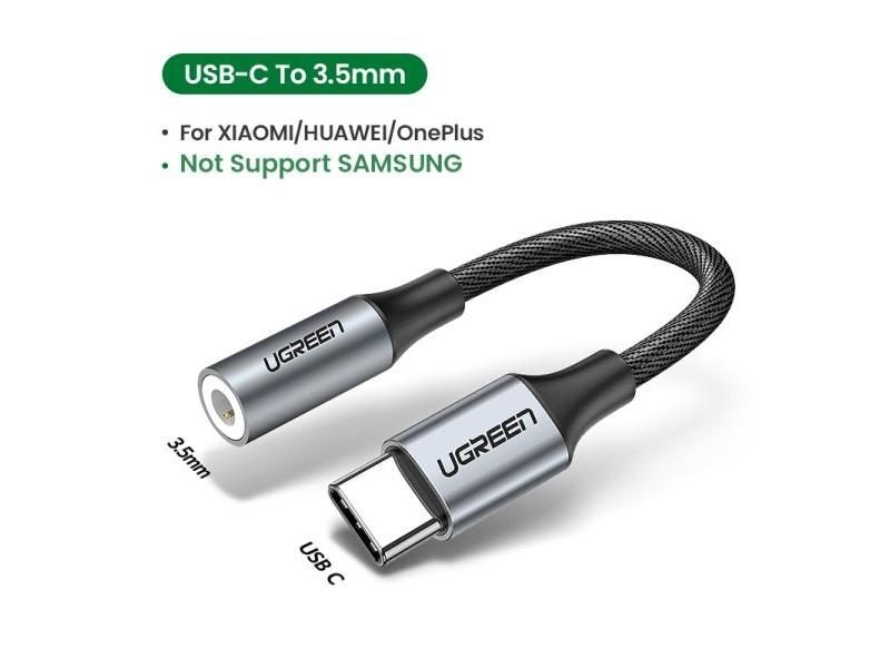 UGREEN USB Type C To 3.5 Earphone USB C To 3.5 AUX Headphone Adapter Audio Carousel 1
