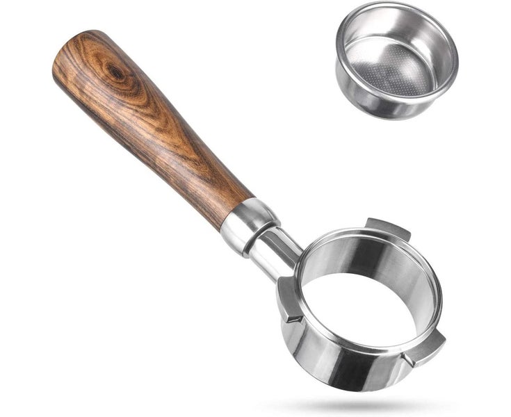 54mm Bottomless Portafilter Naked Portafilter Compatible with 54mm Breville Carousel 3