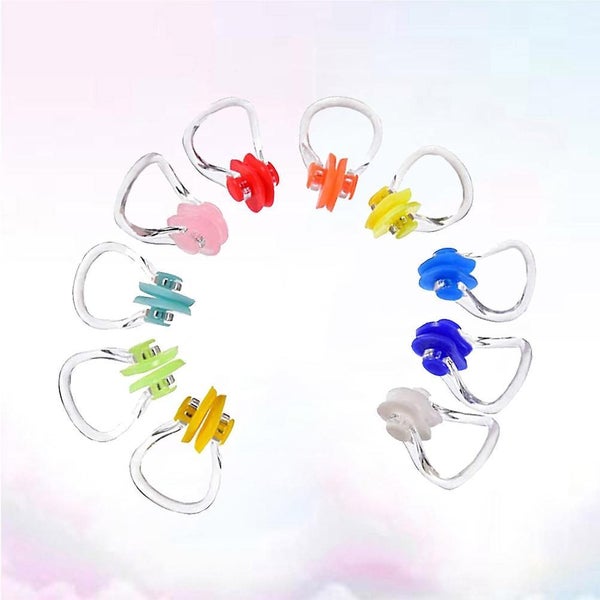 10 Pcs Kids Nose Clip Kids Swim Nose Clip Anti slip Nose Clips Nose Protector Carousel 1