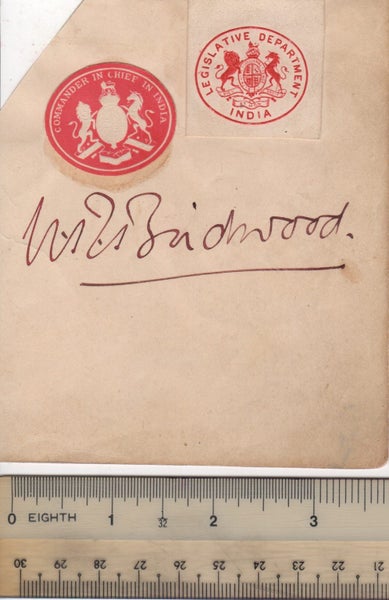 FM BIRDWOOD (RIP) : COMMANDER OF THE ANZACS AT GALLIPOLI 1927 SIGNATURE + PHOTO Carousel 1