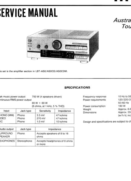 Sony TA-A50 phono Amplifier62867850389249113