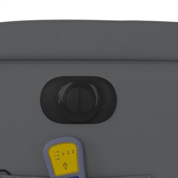 Electric Massage Recliner Chair Grey Faux Leather Txbpppo Carousel 2