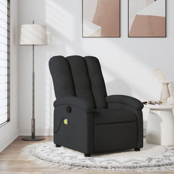 Massage Recliner Chair Black Fabric Txbptnl Carousel 1