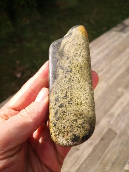 Pounamu greenstone Tangiwai flower quality carving slab semi-polished Carousel 1