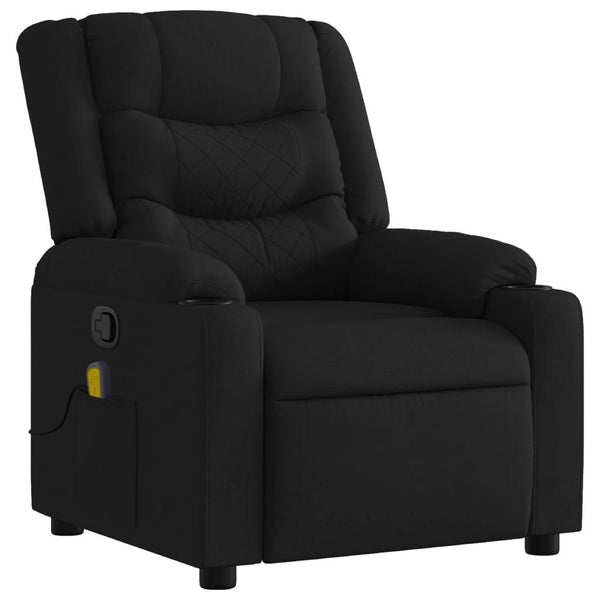 Massage Recliner Chair Black Fabric Txblnkt Carousel 2
