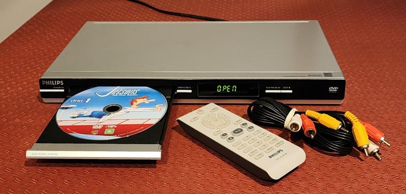 PHILIPS DVP3120 DVD Player with Remote and Manual and Cabling Carousel 2