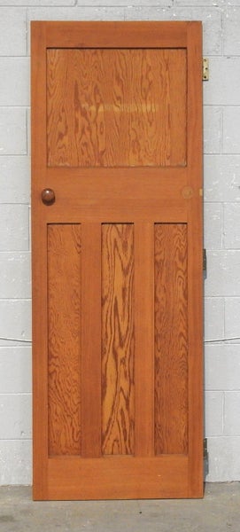 Wooden Bungalow 3-Panel Interior Door - Unhung H1975 x W713 NL15438 Carousel 2
