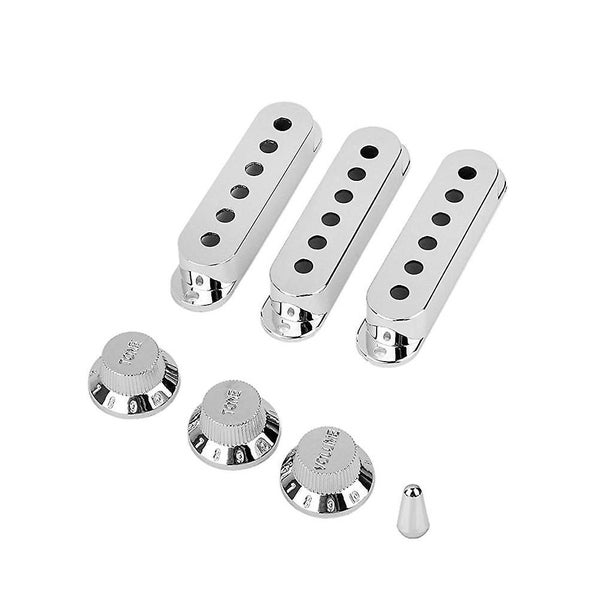 7 Pcs Guitar Pickups Knobs Electric Guitar Pickup Cover Guitar 5 Way Pickup 48/ Carousel 2