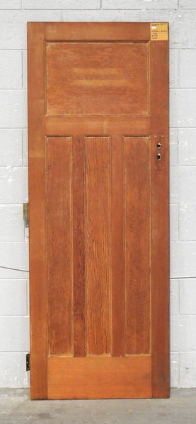 Wooden Bungalow 3-Panel Interior Door - Unhung H1975 x W730 NL15437 Carousel 1