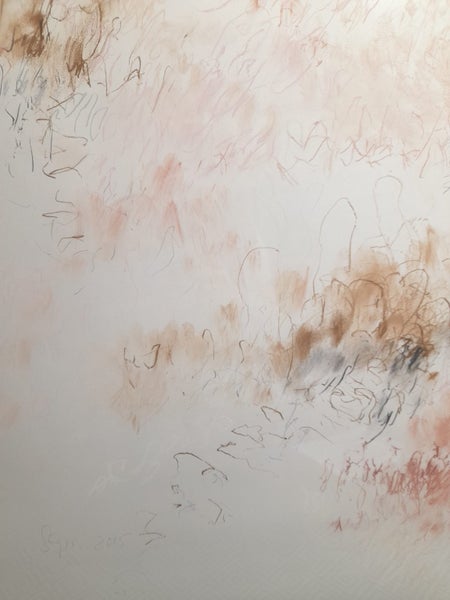 Large abstract pastel by Louise Marmont62854318494978114