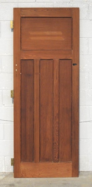 Wooden Bungalow 3-Panel Interior Door - Unhung H1975 x W755 NL15434 Carousel 2