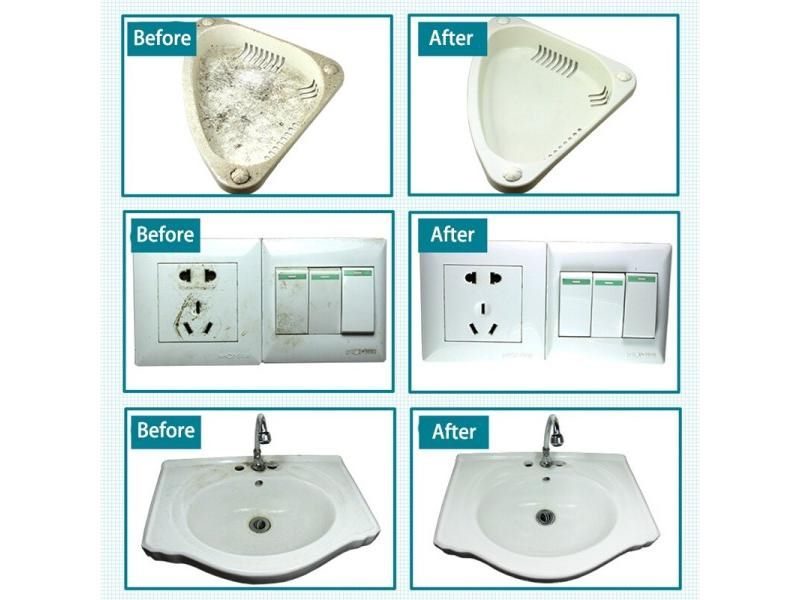 50pcs/lot Magic Sponge Eraser 100x70x30mm Melamine Sponge Magic Cleaner Carousel 1