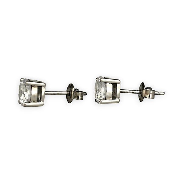 NZGD | Sterling Silver Stunning Cubic Zirconia Stud Earrings Carousel 5