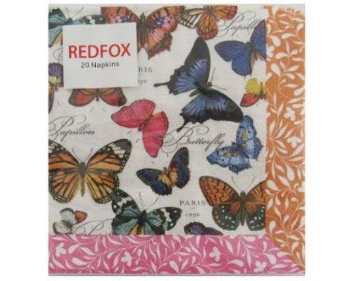 Papillons Cocktail Napkin Carousel 1