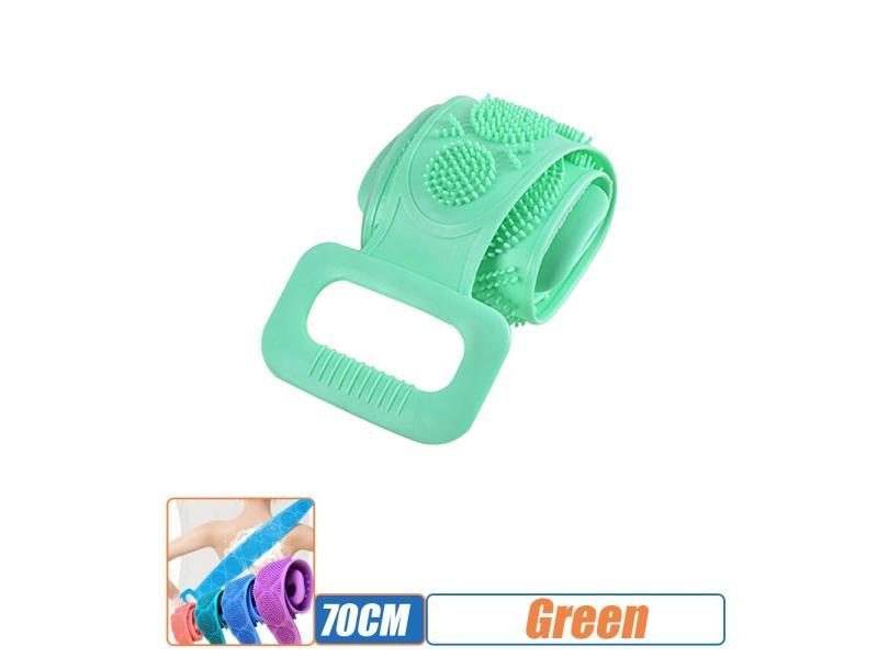 Body Silicone Brush Scrub Body Exfoliating Sponge Brush Bathroom Shower Back Carousel 1